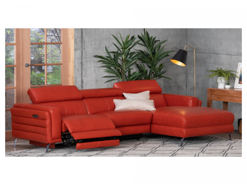 Zoletti leather deals lounge